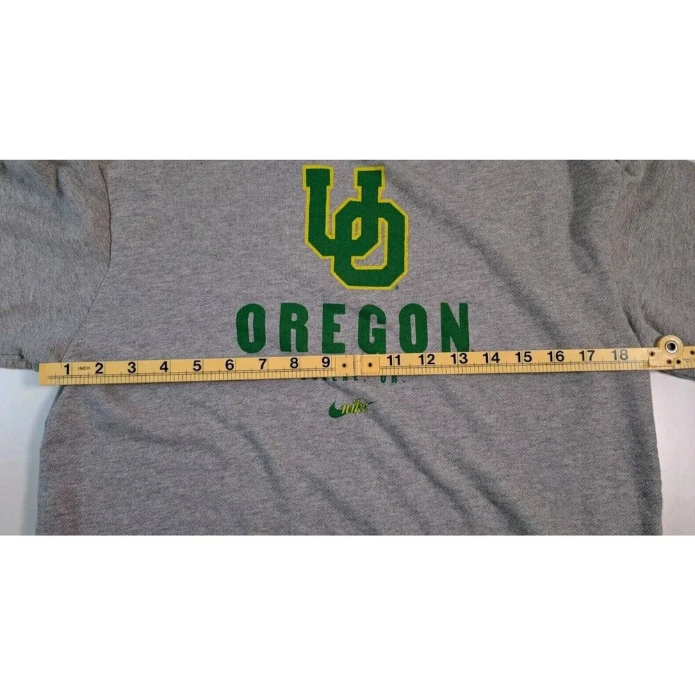 Nike Oregon Ducks Women Sweatshirt Small Mock Neck Gray Activewear Mew No Tags